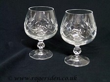 Crystal Glass  A Pair of