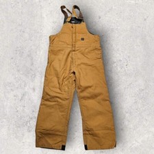 Walls work wear insulated Tan duck cotton Mechanic dungarees overalls XL S