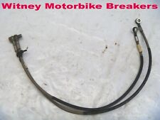TRIUMPH DAYTONA FRONT BRAKE HOSE STAINLESS LINES PIPES HOSES T595 955 1997-06 r1