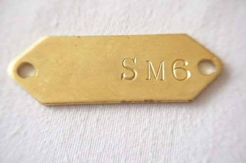 Sm6 bus brass - sm6, plate