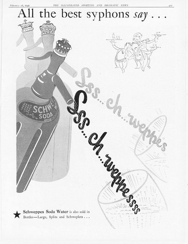 Schweppes soda water all - schweppes, the