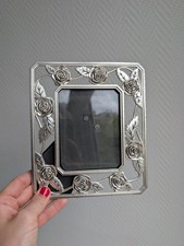 Vintage silver rose photo - vintage,