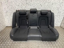 08-15 AUDI A4 B8 8K S LINE SALOON HALF LEATHER REAR SEATS WITH HEADRESTS