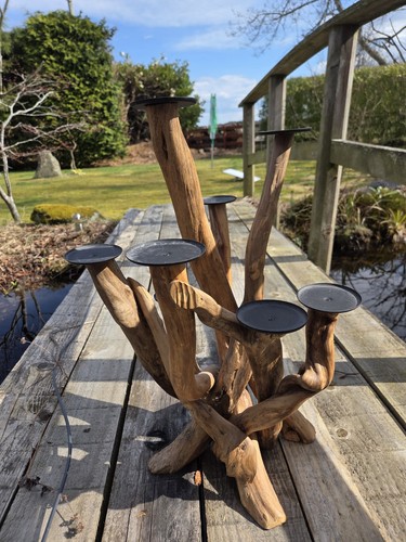 Large driftwood candelabra - large, 8