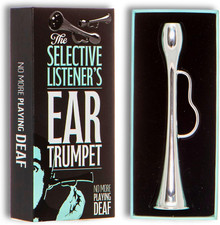 Boxer Gifts Old Age Joke Gifts for Men & Women - Selective Listeners Ear Trumpet