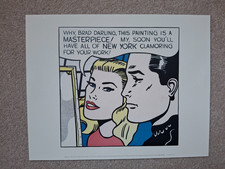 Unframed Roy Lichtenstein