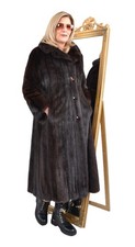 US5793 REAL MINK FUR COAT