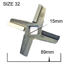 MEAT MINCER MACHINE KNIFE SIZE