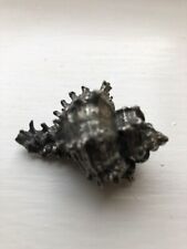 Vintage pewter shell pin cusion 
