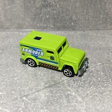 Armoured Bank Service Van Hot Wheels Vintage 90's Diecast Car - 1996 Green