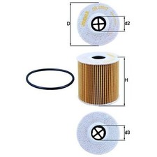 Oil Filter For Ford Grand C-Max 2.0 Duratorq TDCi Mahle 1303476 1373069 1427824