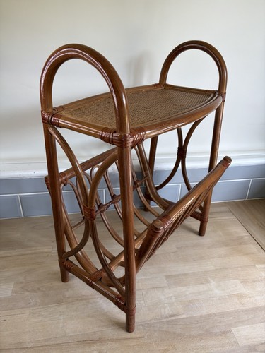 Vintage rattan and bamboo - rattan, side