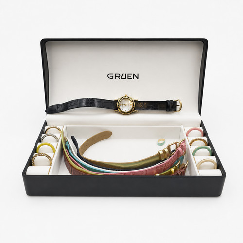 Vintage gruen ladies watch set - gruen,