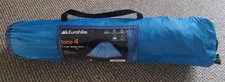 Eurohike Toco 4 Man Dome Tent Blue, Lightweight, Festival Camping Shelter
