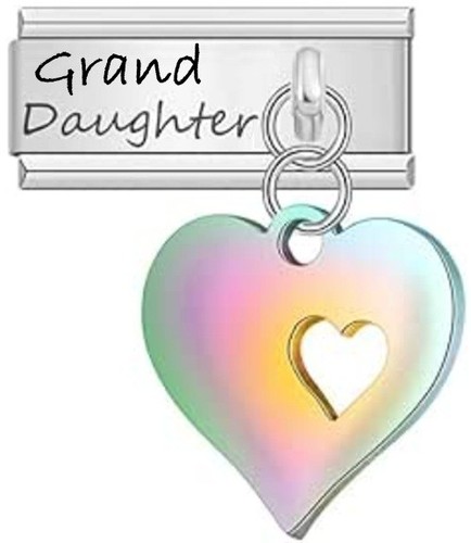 Grand daughter italian charm - grand,