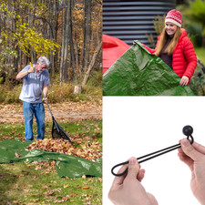 Tarpaulin Regular Heavy Duty Waterproof Cover Tarp Ground Sheet 10 BUNGEE BALLS