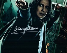 Alan Rickman autographed