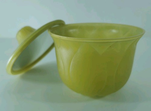 Vintage powder pot - powder, and