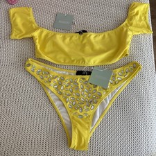 Misguided Yellow Bardo Bikini