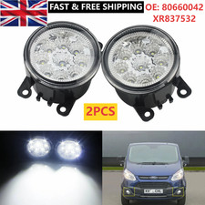 2x For Ford Transit MK7 MK8 Fiesta Focus C-Max Xenon White LED Fog Light DRL 6W