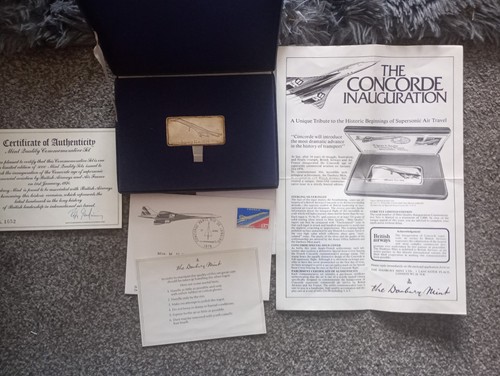 Concorde danbury mint silver - concorde,