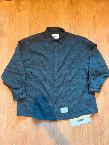 Wtaps wool textile shirt - textile,
