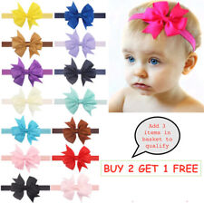 Cute Newborn Baby Girls Bow Headband Infant Headband Accessories (UK Seller )