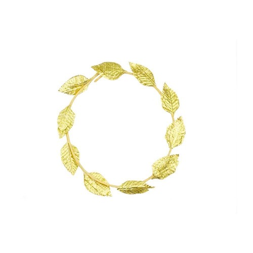 Gold leaf laurel wreath - gold,