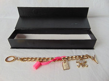 Pauls Boutique Costume Jewellery Gold Coloured Charm Bracelet With 4 Charms