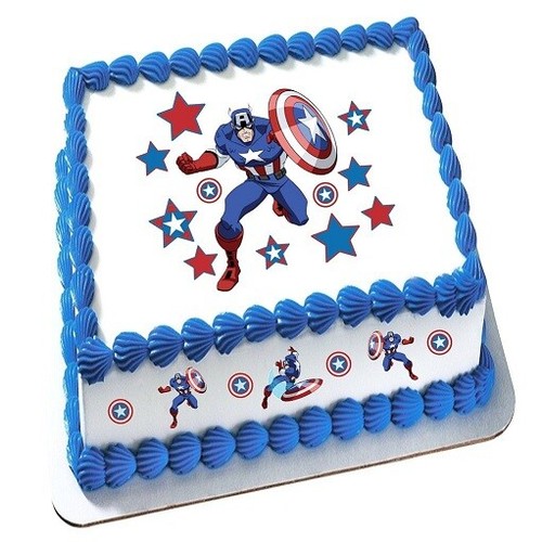 Captain america marvel - marvel, cake