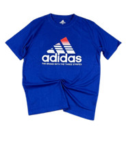 Men ADIDAS Cotton Short Sleeve