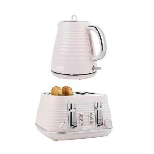 Salter ripple pink toaster - pink,