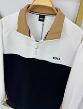 Mens 1/4 Zip Hugo Boss Jumper Brand New With Tags Free UK Delivery