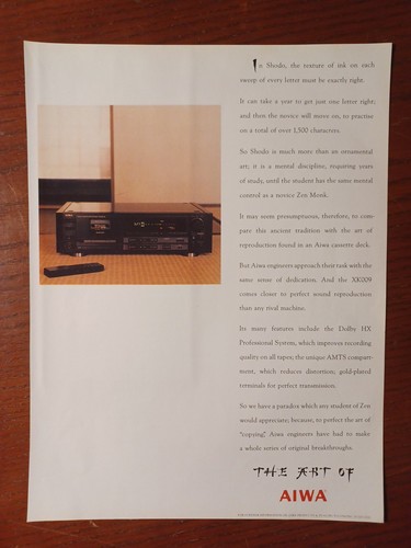 Aiwa cassette deck vintage - aiwa,