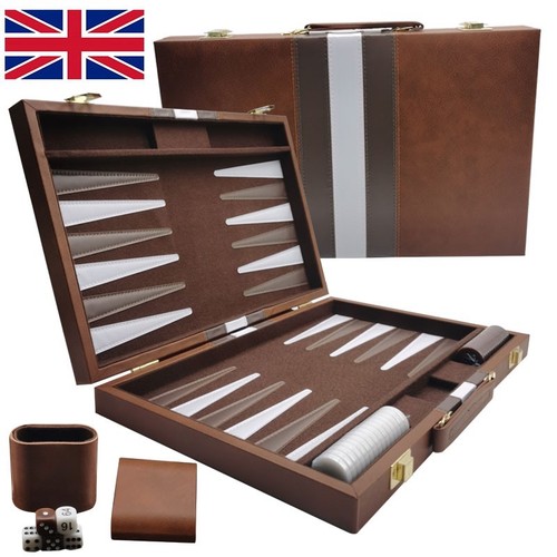 Folding backgammon set - 18”,