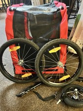 PawHut 2 in 1 Dog Bike Trailer