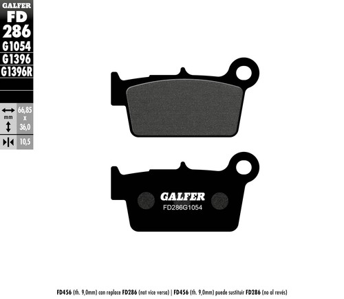 Yamaha yz250f 2003 - yz250f, galfer