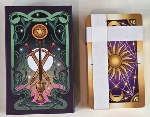 Snag tarot deck gold - tarot,