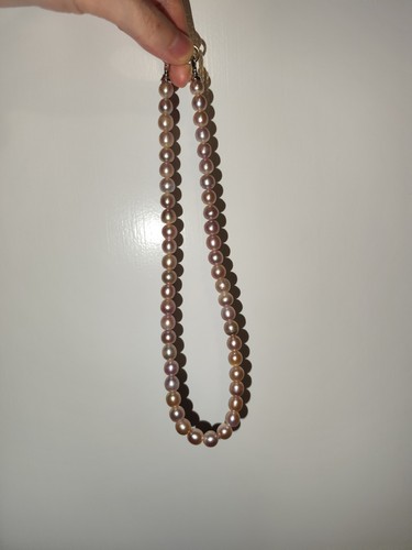 Freshwater pearl necklace real - freshwater,