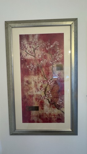 Framed cherry blossom - blossom,