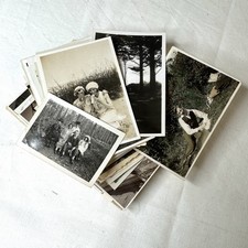 Set Of 50 Old Photographs, Family And Scenes