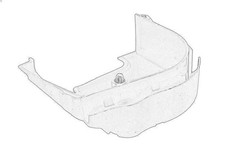 Cover, timing belt OE FIAT