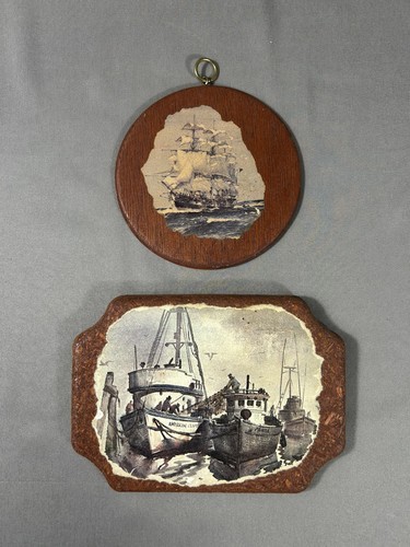 Vintage handmade nautical ship - nautical,