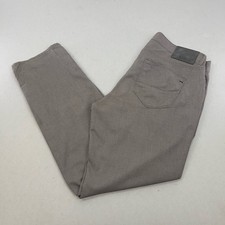 Brax Trousers Men’s W36 L30 Cadiz Straight Grey Chino Lightweight Smart