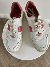 Welligogs Pink & White Leather