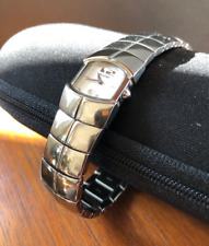 PULSAR vintage ladies quartz watch silver tone stainless steel band 1NOO-X049