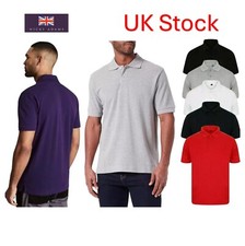 Mens Polo Shirt Plain Shirts