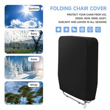 Folding Reclining Chair Cover Storage Bag Rattan Garden Sun Lounger Waterproof
