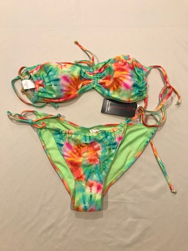 Boundaries tie dye swim top - tie,