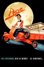 Vintage Bee Piaggio 50x70 cm